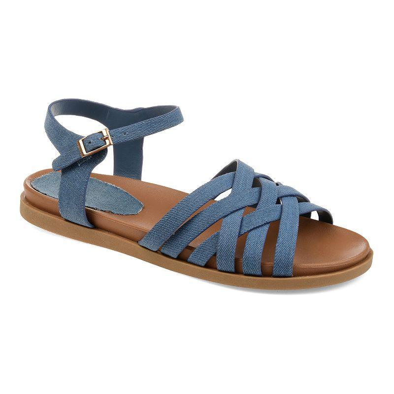 Journee Kimmie Women's Sandals, Size: 6.5, Brown Product Image