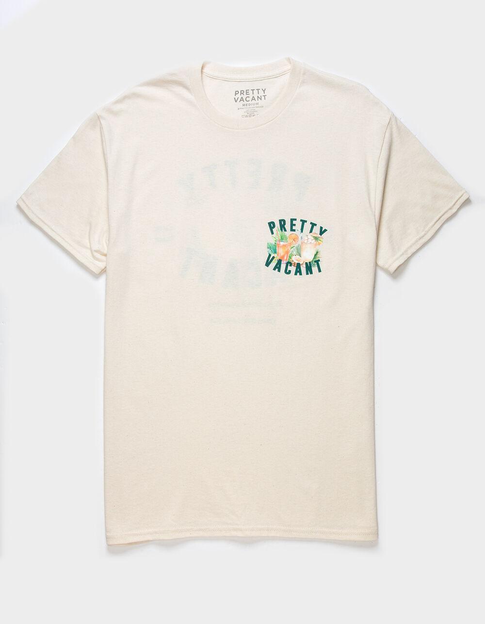 PRETTY VACANT Vacation Mens Tee - NATURAL Product Image