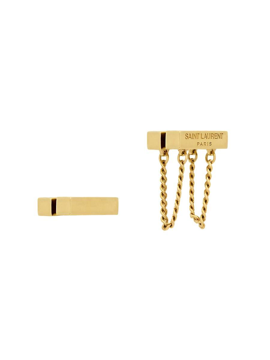 Womens Asymmetric Earrings in Metal Product Image