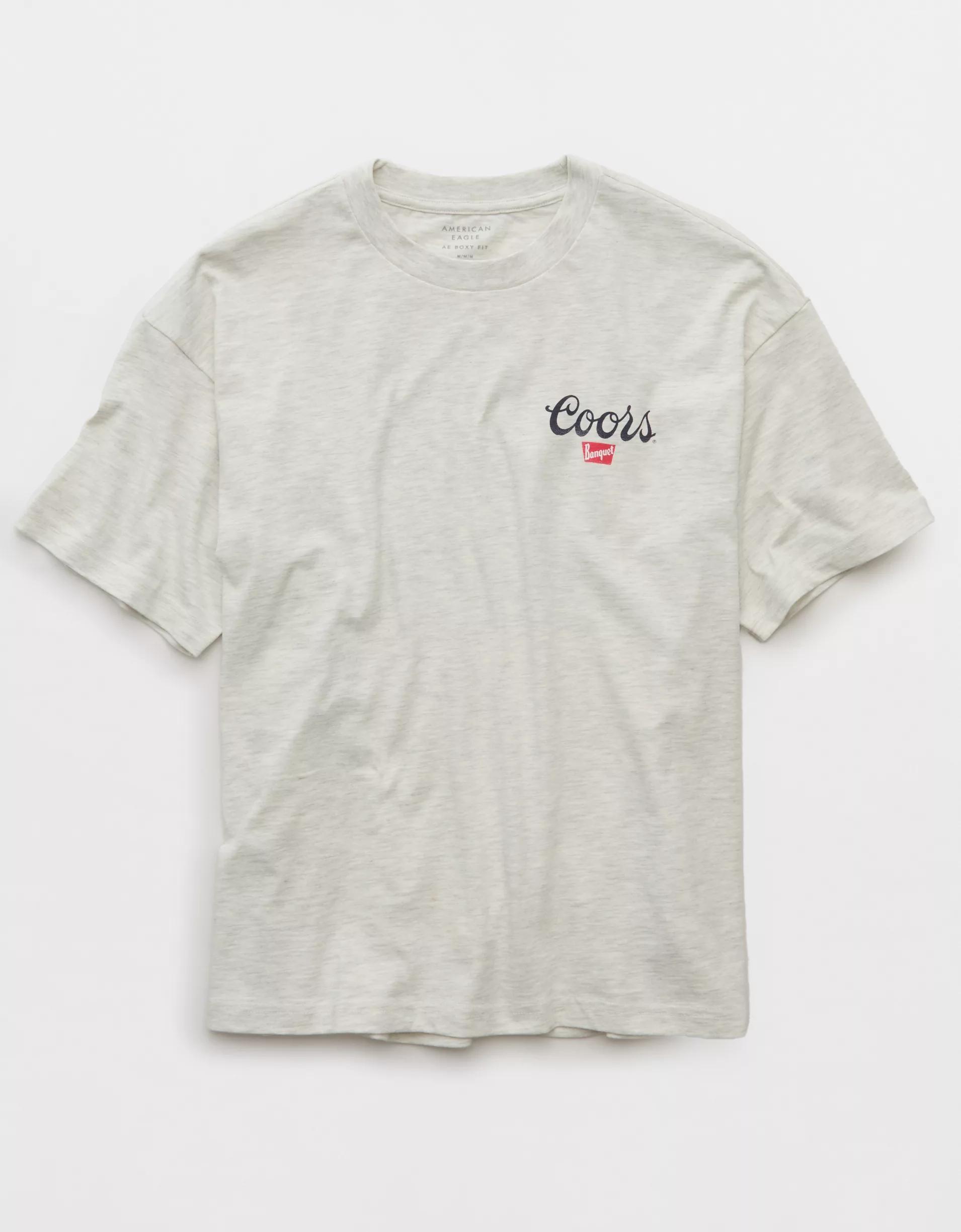 AE Boxy Coors Banquet Graphic T-Shirt Product Image