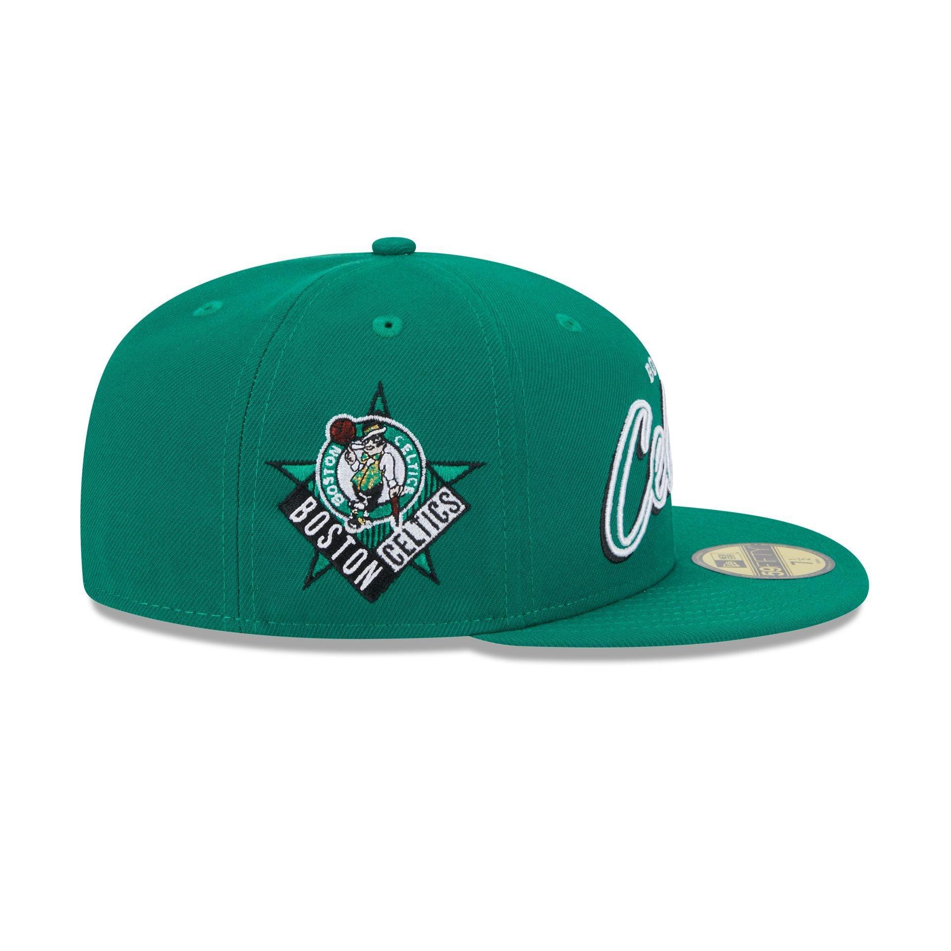 Boston Celtics Script Sided 59FIFTY Fitted Hat Male Product Image