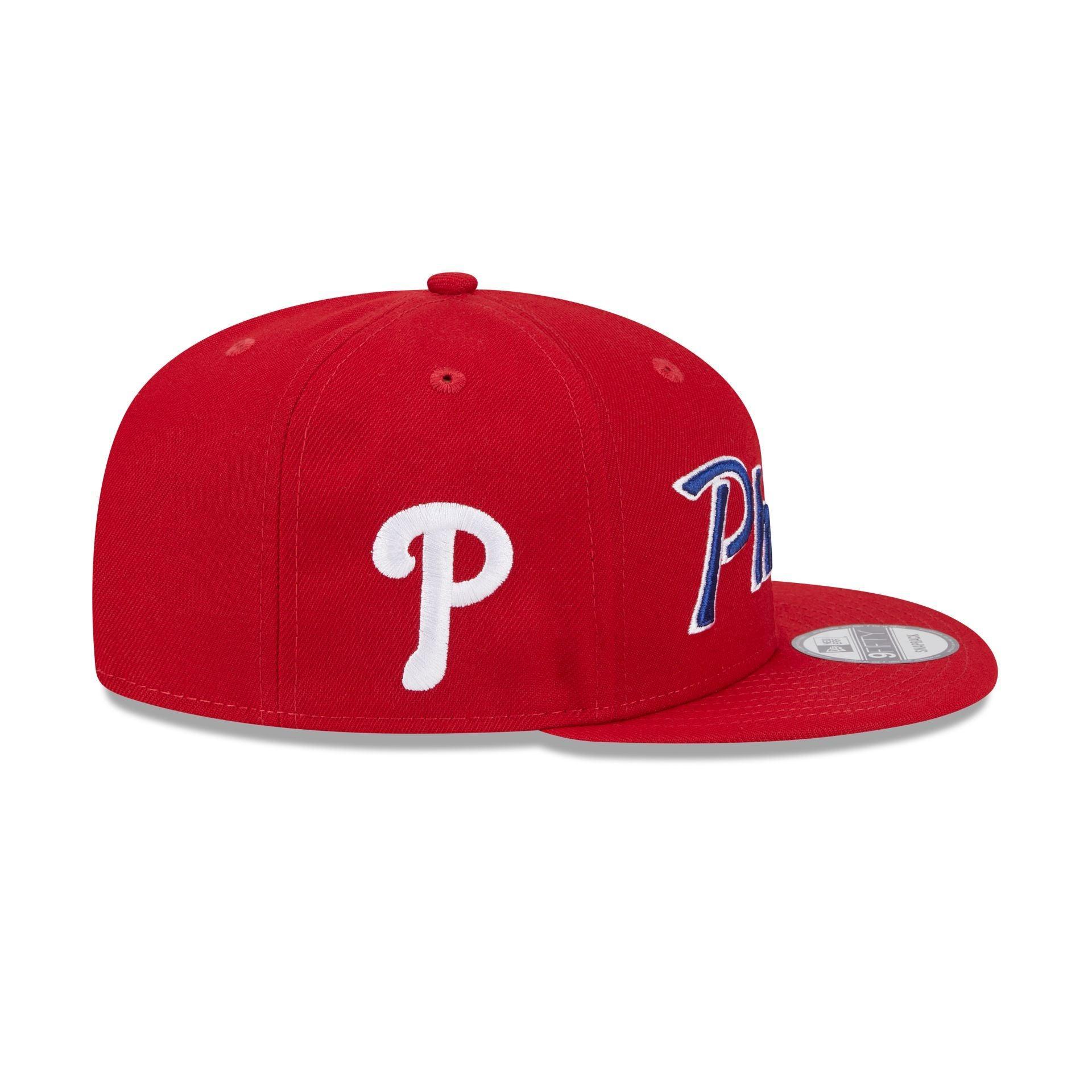 Philadelphia Phillies Wordmark 9FIFTY Snapback Hat Male Product Image