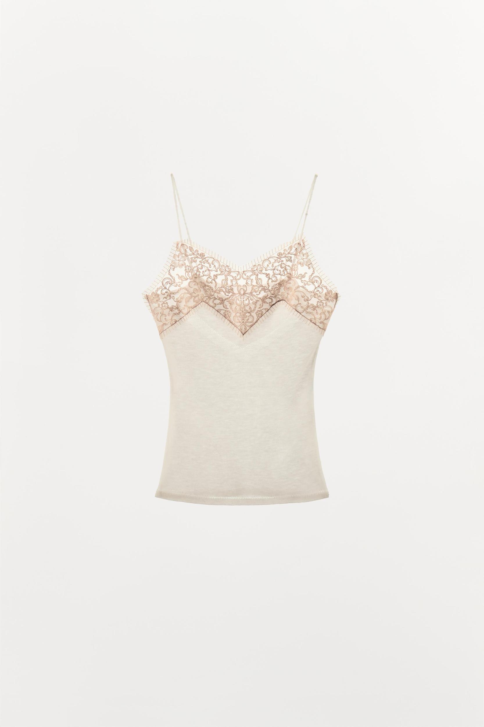100% WOOL LACE TOP Product Image