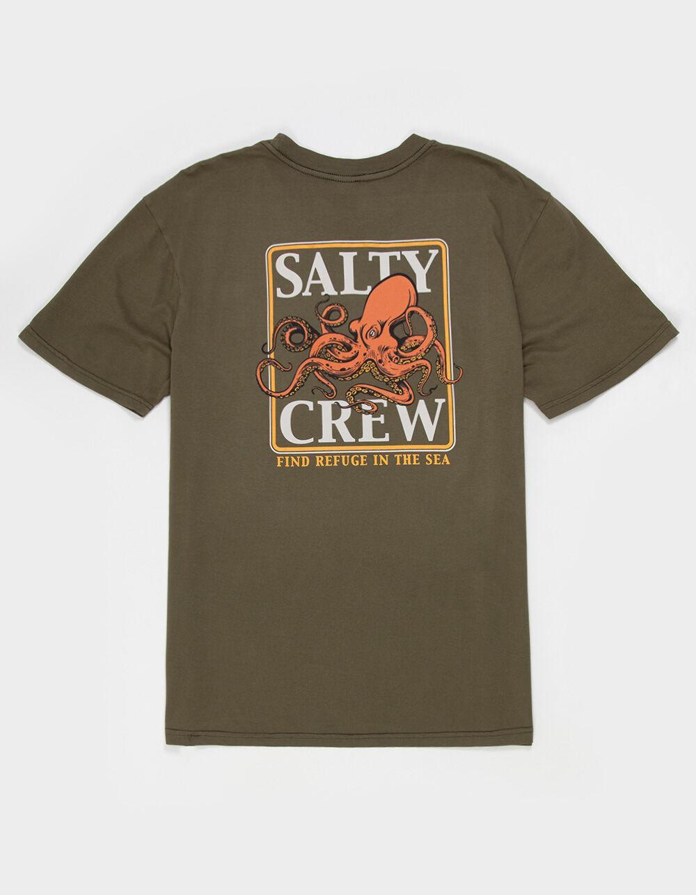 SALTY CREW Ink Slinger Mens Tee - OLIVE Product Image