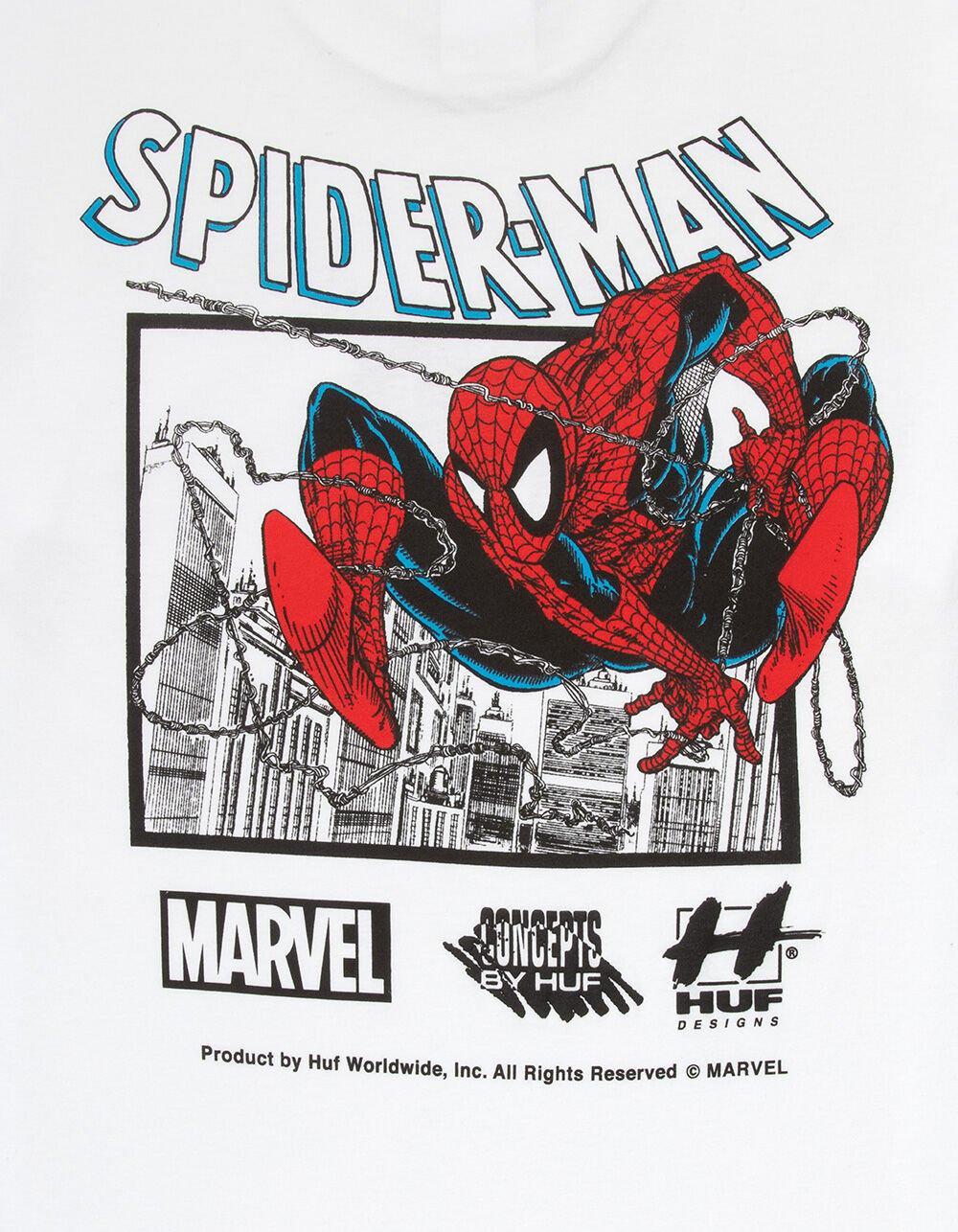 HUF x Marvel Spider-Man Webcrawl Mens Tee Product Image