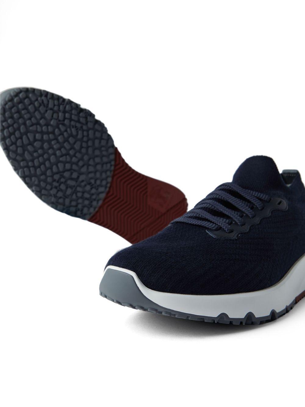 lace-up mesh sneakers Product Image
