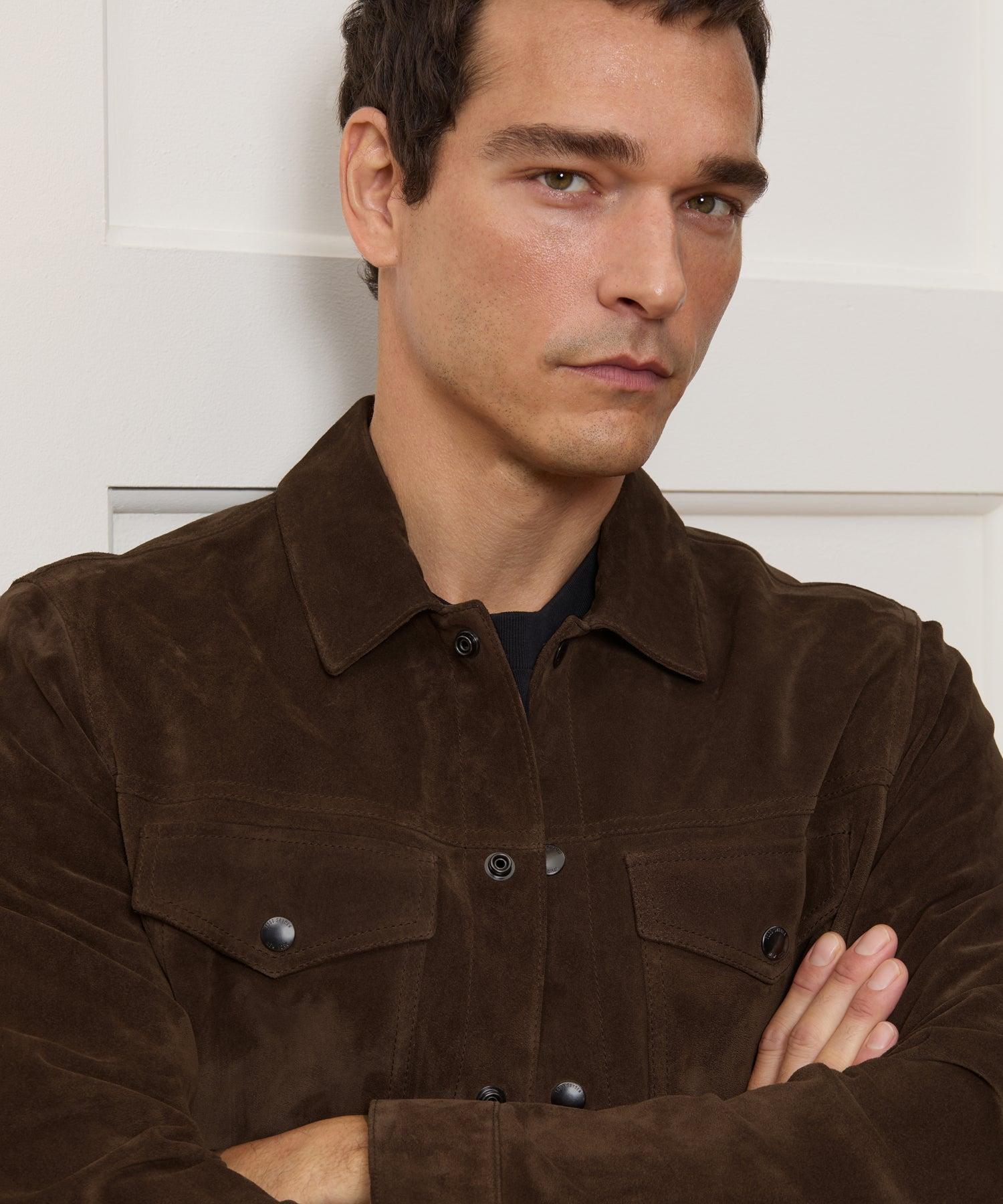 Italian Suede Dylan Jacket Product Image