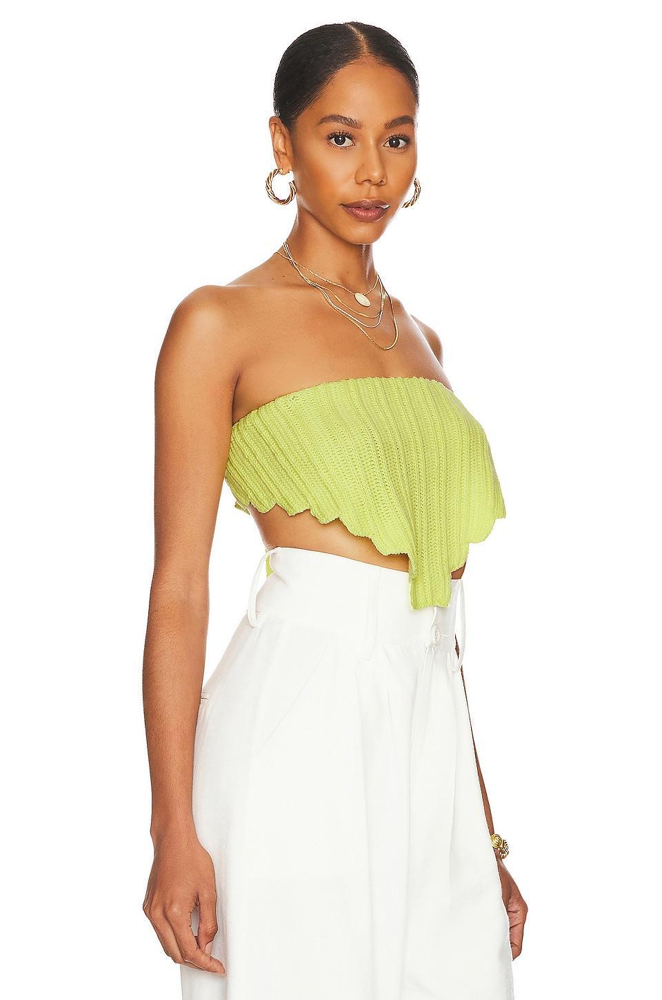 Sima Strapless Crop Top MORE TO COME Product Image