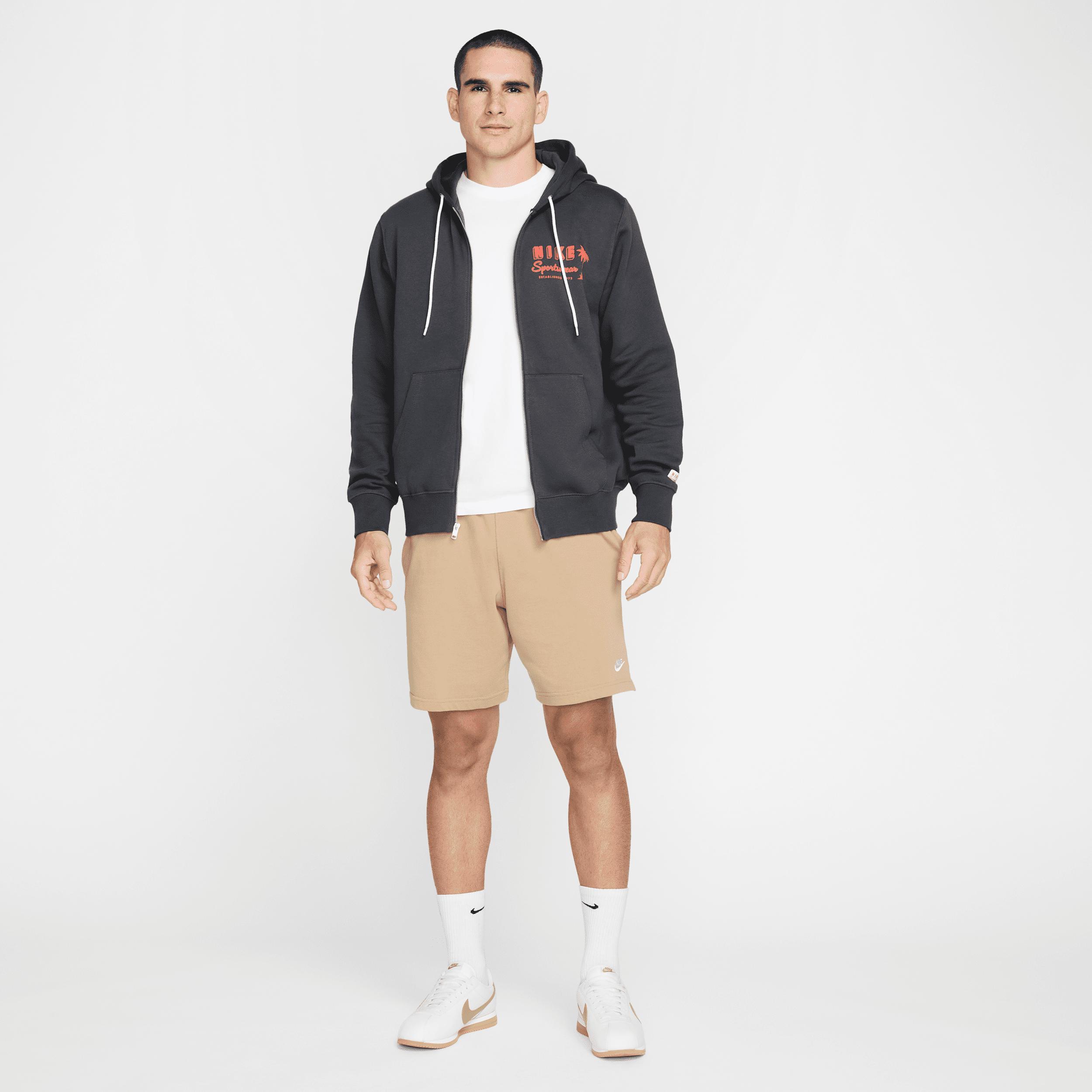Mens Nike Tropical Graphic Full-Zip Fleece Hoodie Blue Turq Product Image