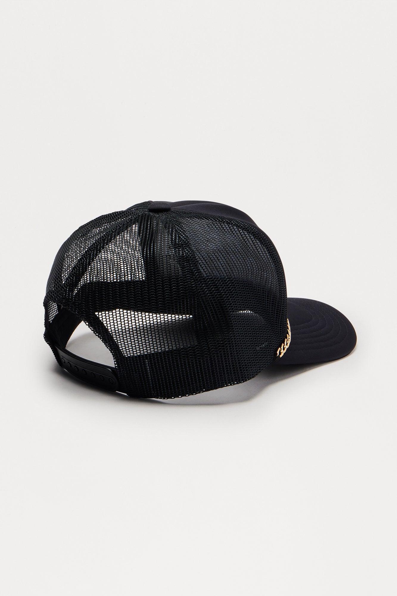 MotherF*cker Chain Trucker Hat - Black/White Product Image