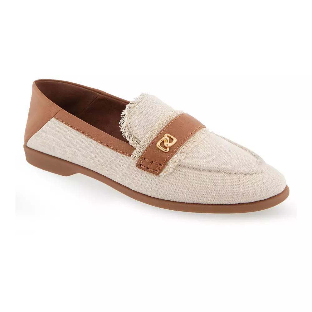 Aerosoles Brik Women's Loafers, Size: 7, Ivory Light Blue Product Image