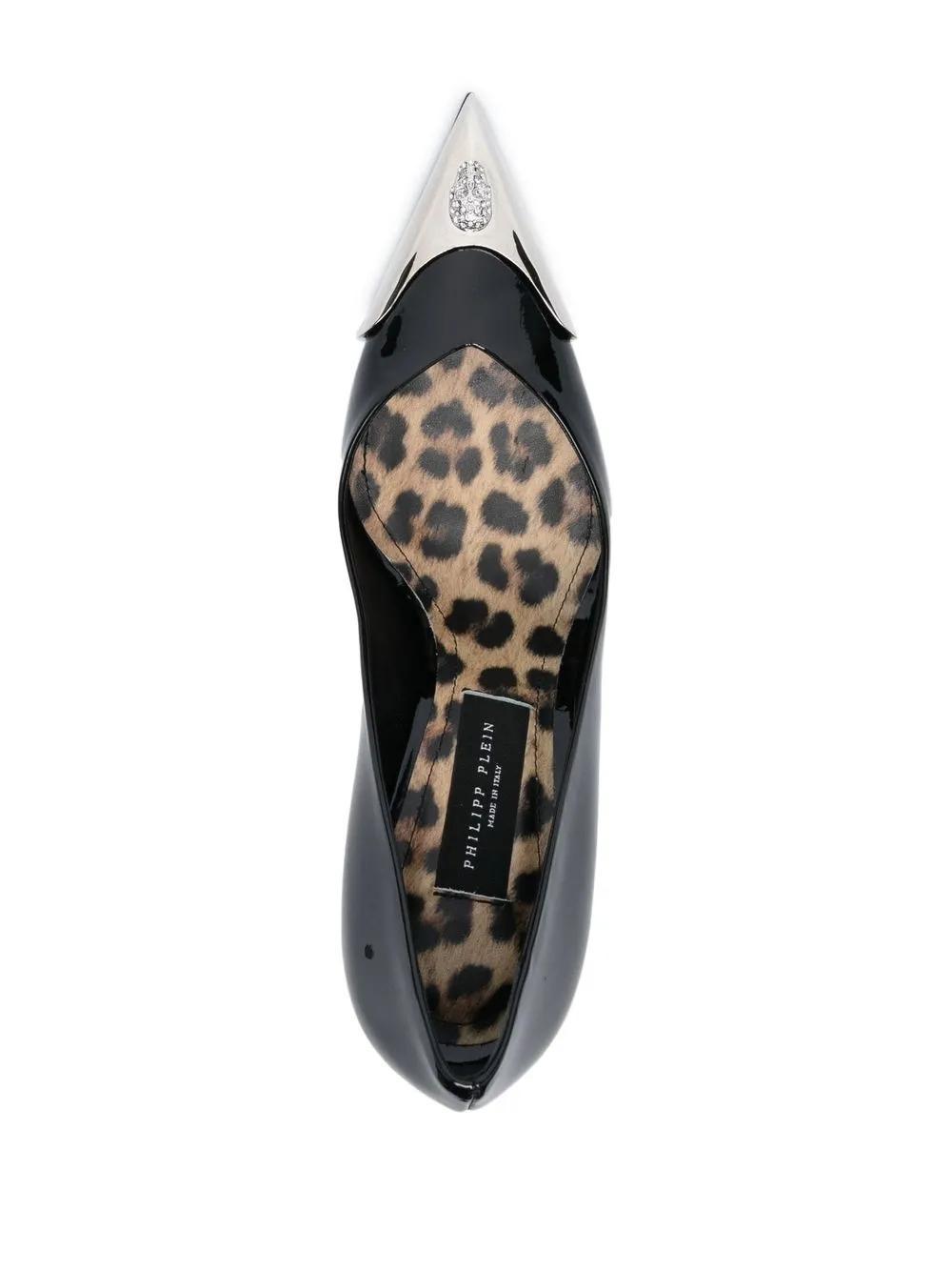 Decollete crystal skull 110mm pumps Product Image