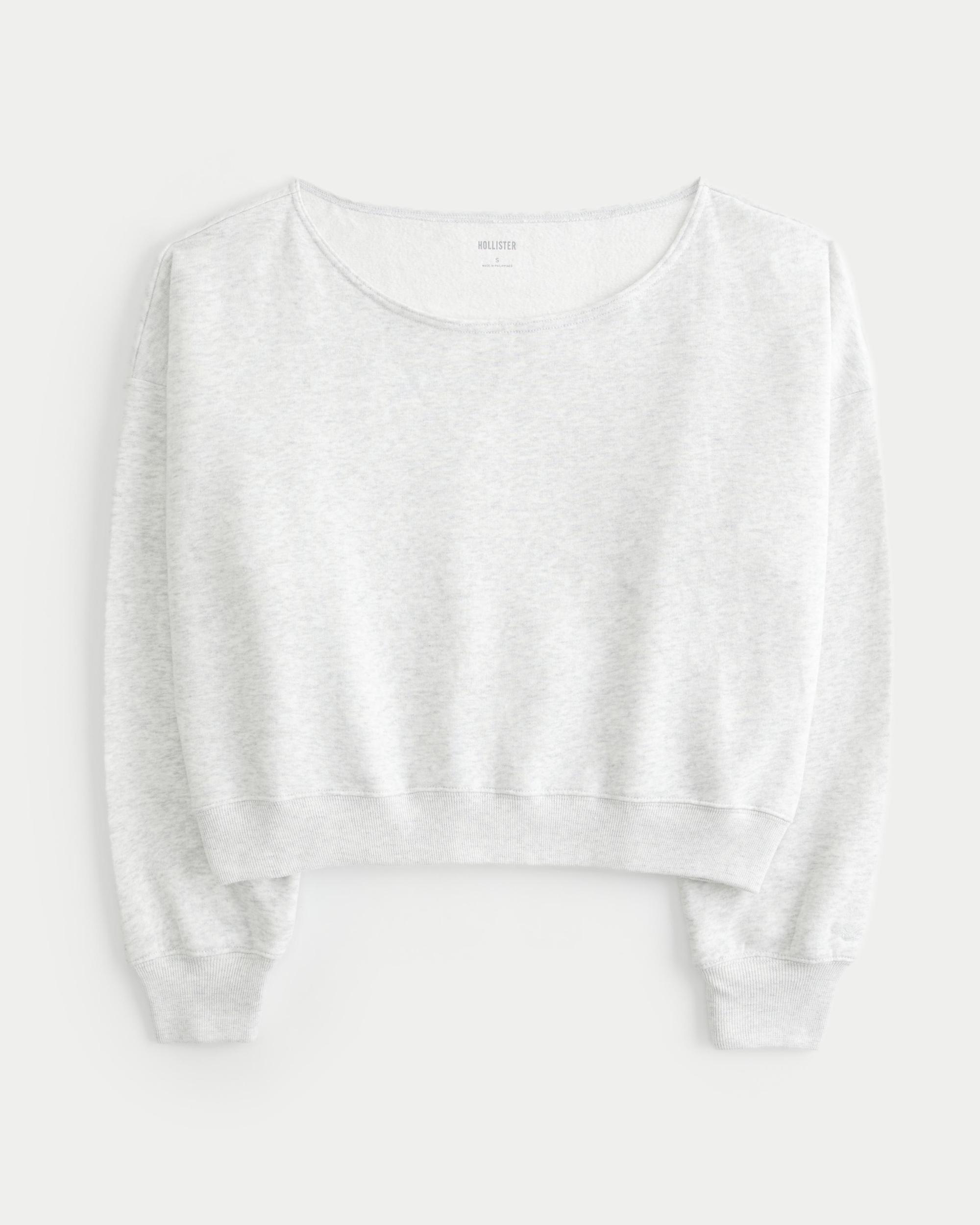 Easy Off-the-Shoulder Sweatshirt Product Image