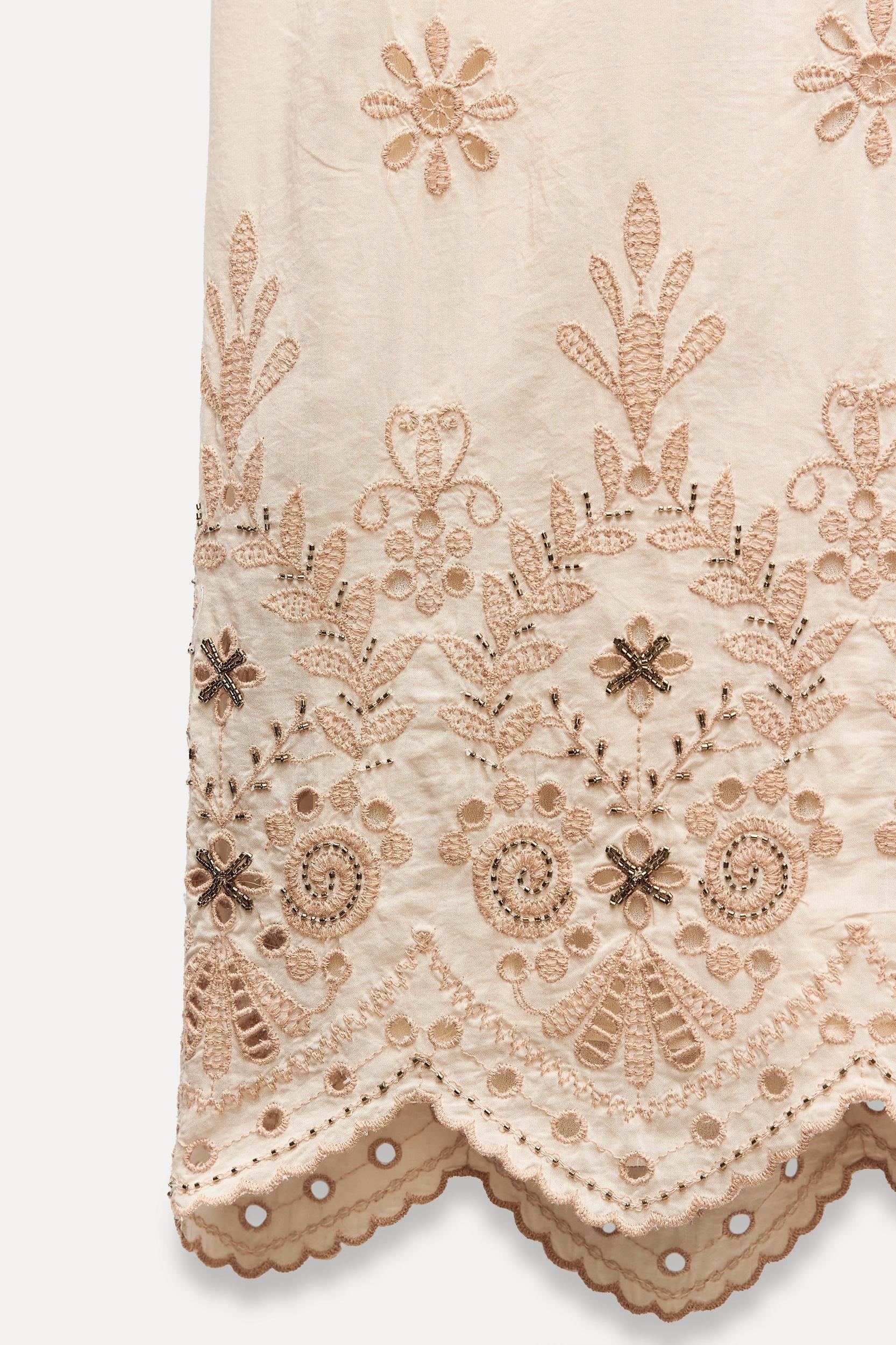 EMBROIDERED PANTS ZW COLLECTION Product Image