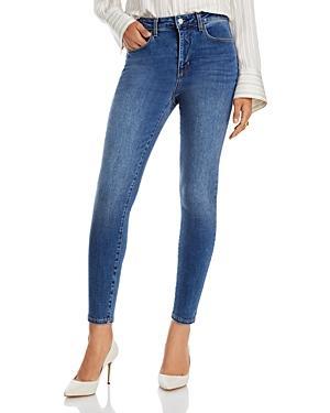 LAgence Margot High-Rise Skinny Jeans in Noir Product Image