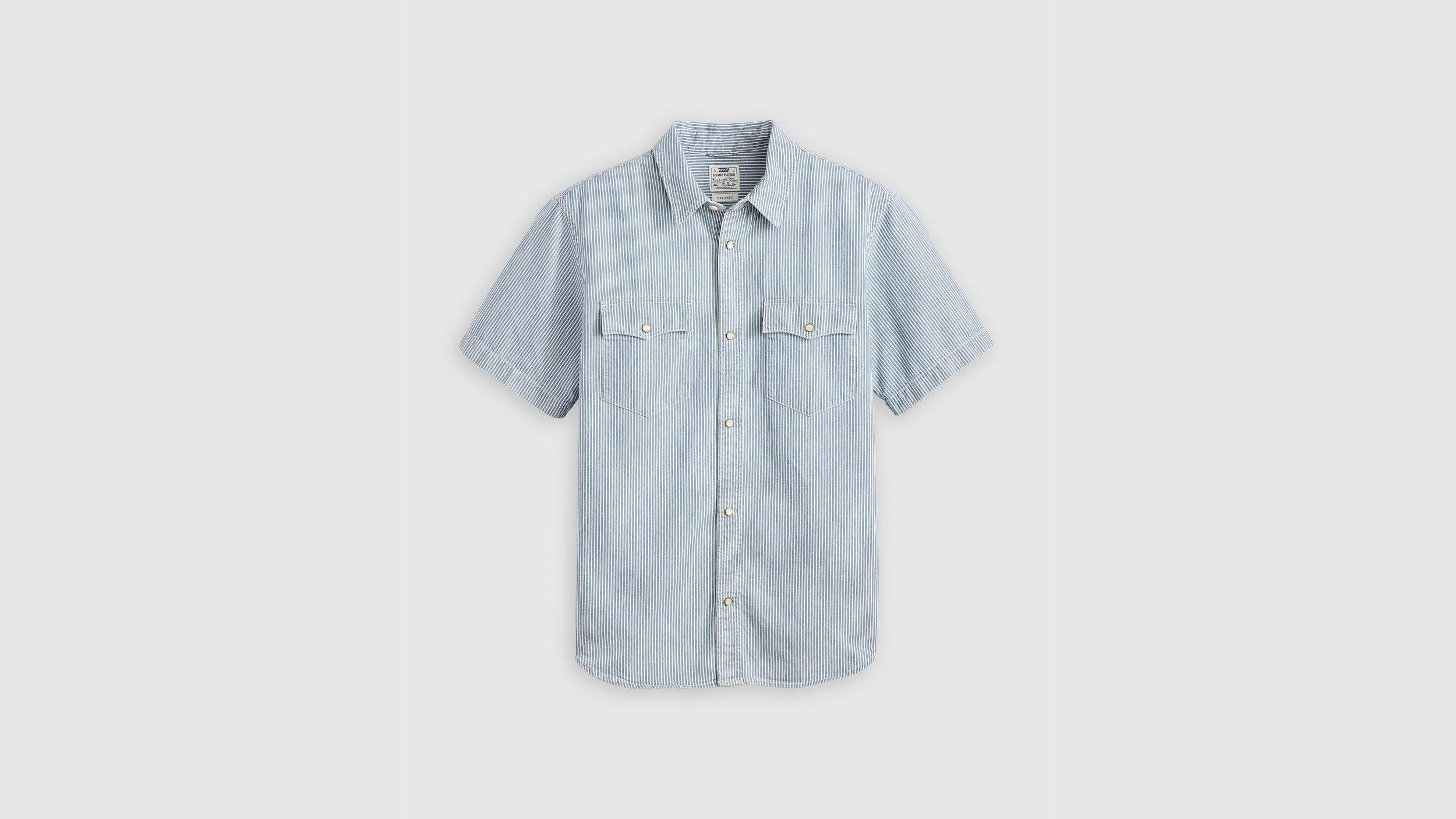 Short Sleeve Relaxed Fit Western Shirt Product Image