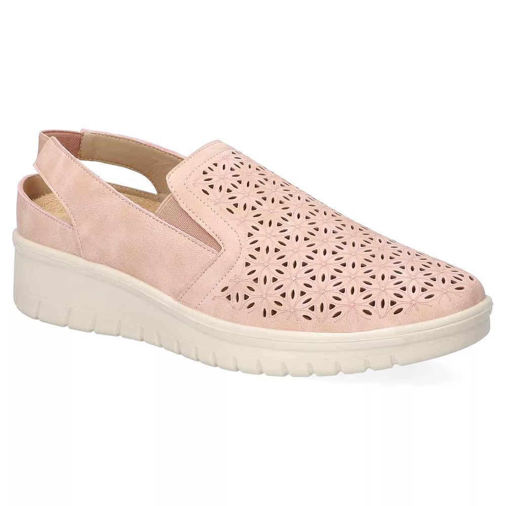 Easy Street Petal Women's Comfort Slingback Wedges, Size: 8, Blush Product Image