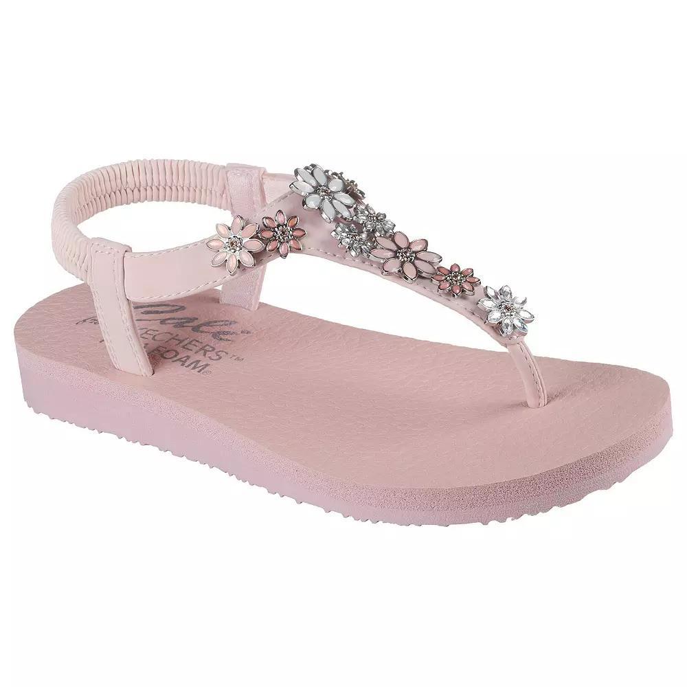 Skechers Cali® Meditation Happy Daisies Women's Sandals, Size: 7, Blush Product Image