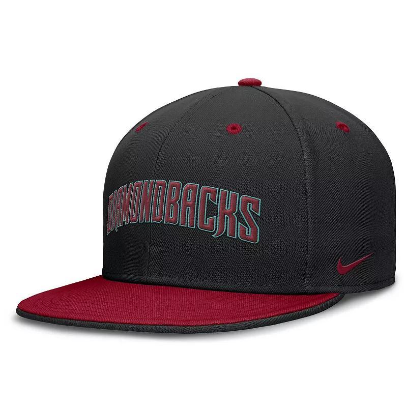 Men's Nike Navy/Red California Angels Rewind Cooperstown True Performance Fitted Hat, Size: 7 1/2, Mlb Blue Product Image