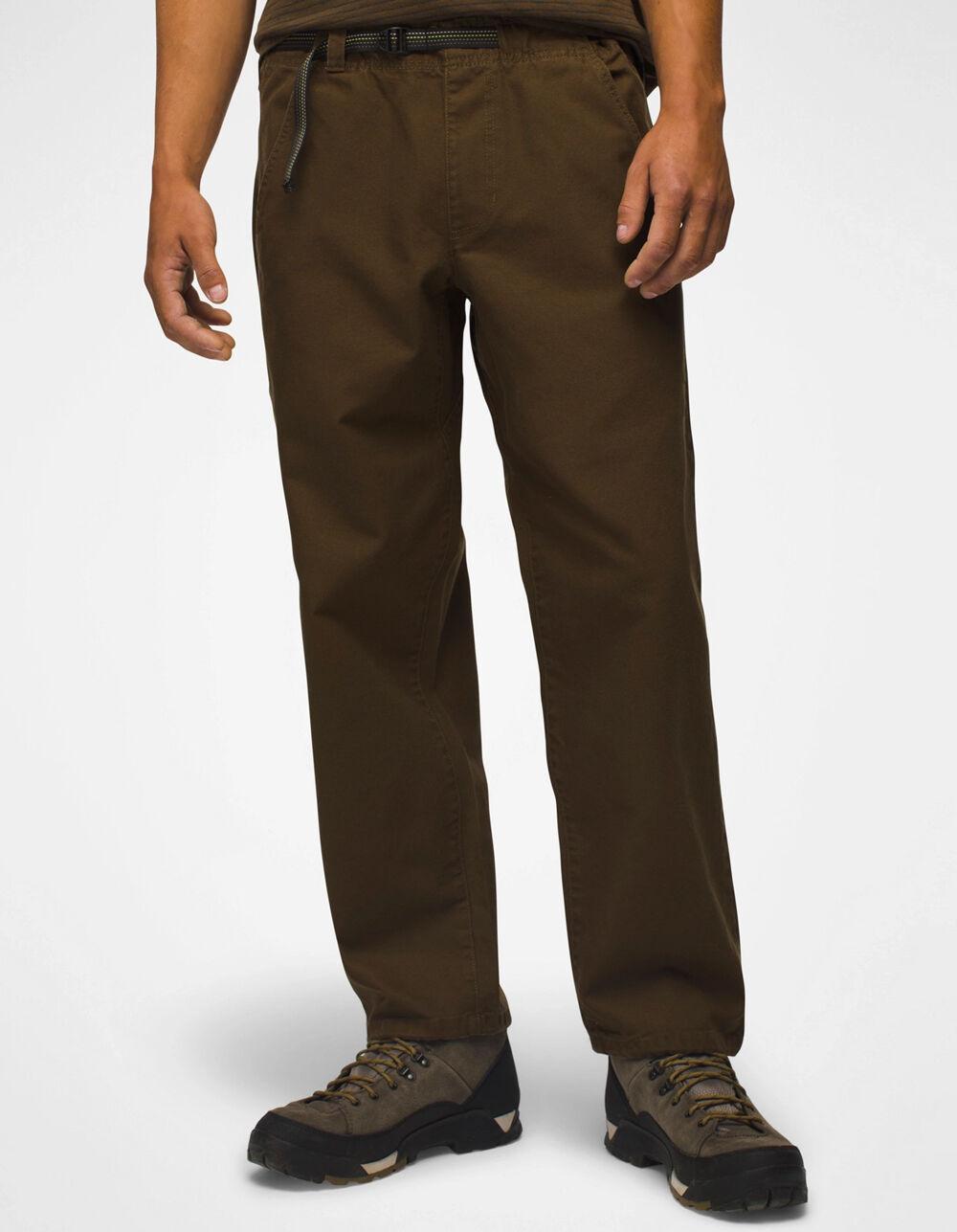 PRANA Voyaged Mens Relaxed Straight Pants - BROWN Product Image
