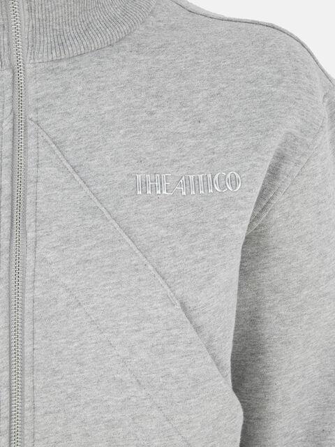 Melange grey long pants Product Image