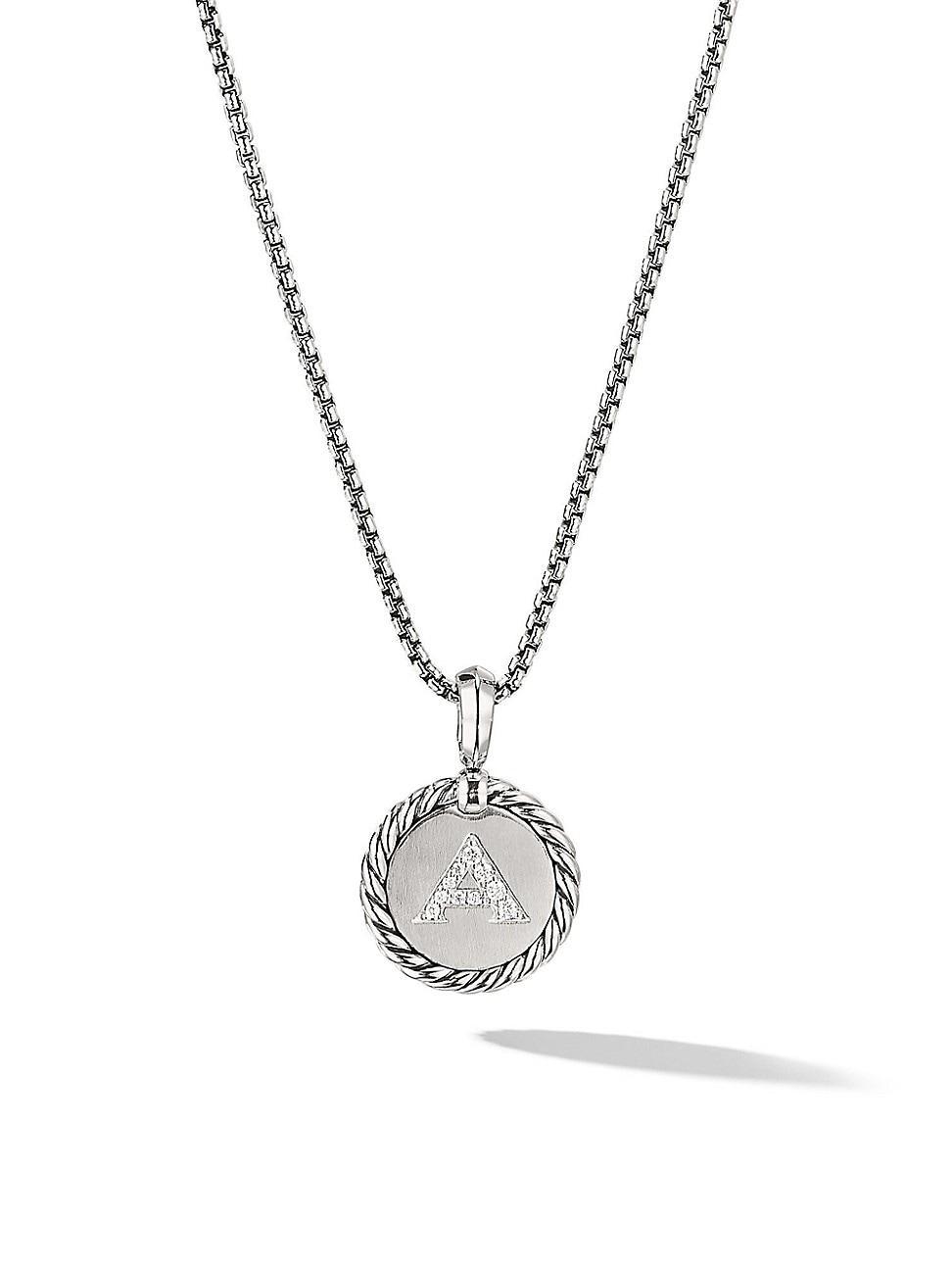 David Yurman Sterling Silver Cable Collectibles Initial Charm Product Image