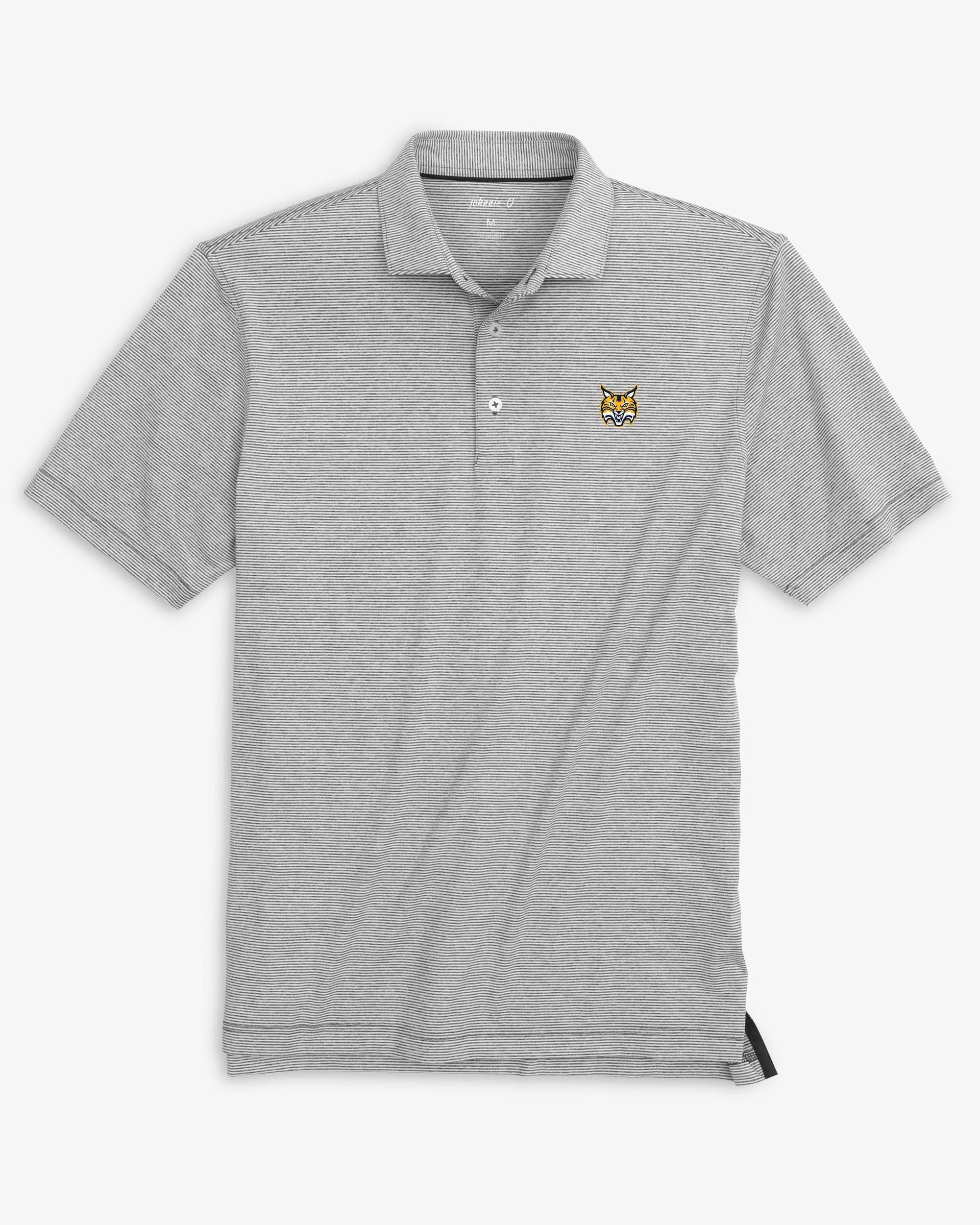 Notre Dame Lyndonn Striped Jersey Performance Polo Product Image