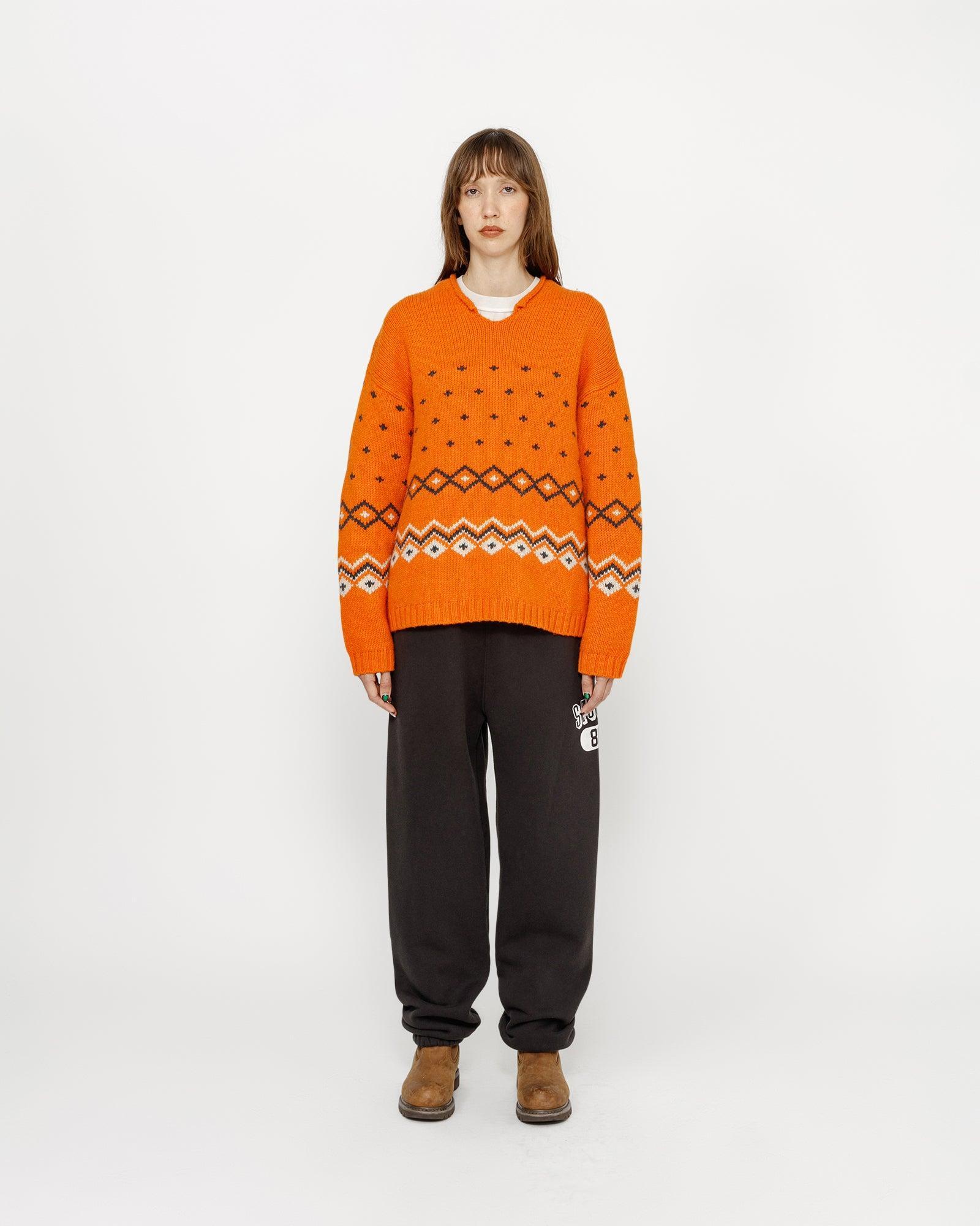 ROLL NECK FAIRISLE SWEATER Male Product Image