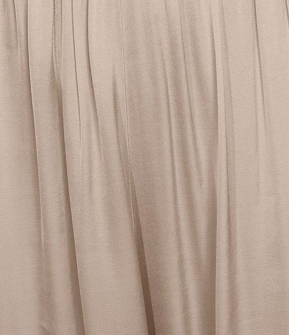 Bryn Walker Osca Viscose Satin Wide Leg Pull-On Pants Product Image