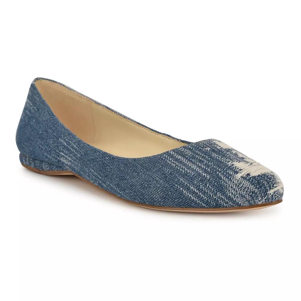 Nine West Speakup Women's Ballet Flats, Size: 5, Dark Blue Blue Product Image