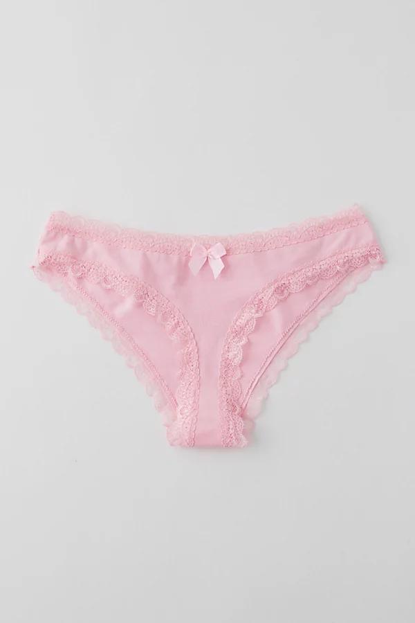 Out From Under Noelle Lace-Trim Tanga Womens at Urban Outfitters Product Image
