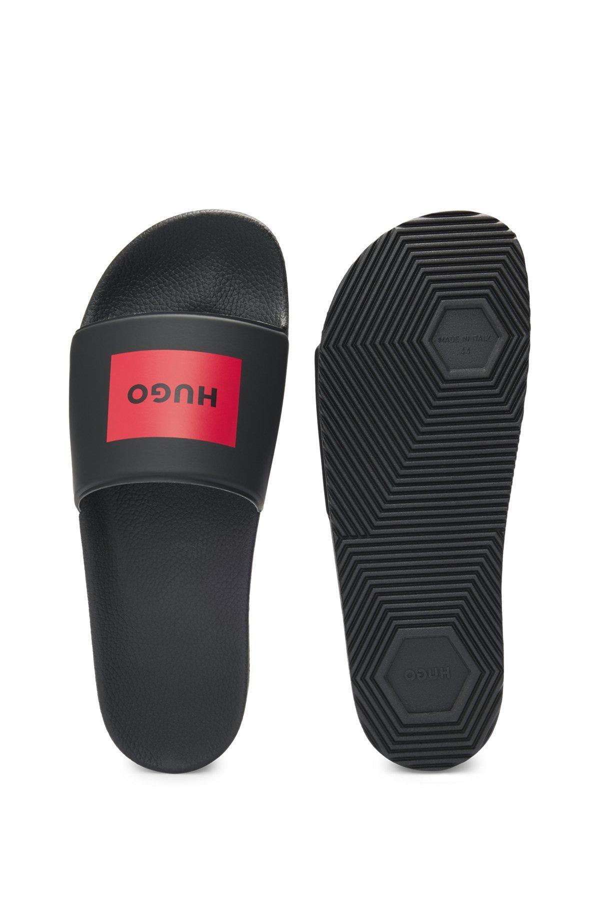 Italian-made slides with logo label Product Image