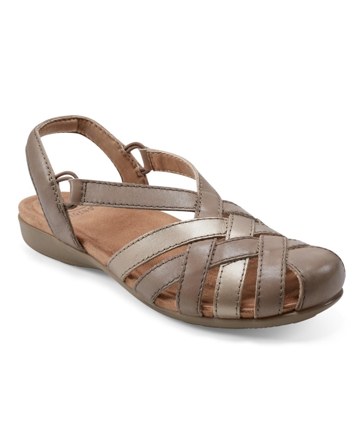 isotoner Gemma Sculpted Microterry Hoodback Womens Slippers Evening Brown Product Image