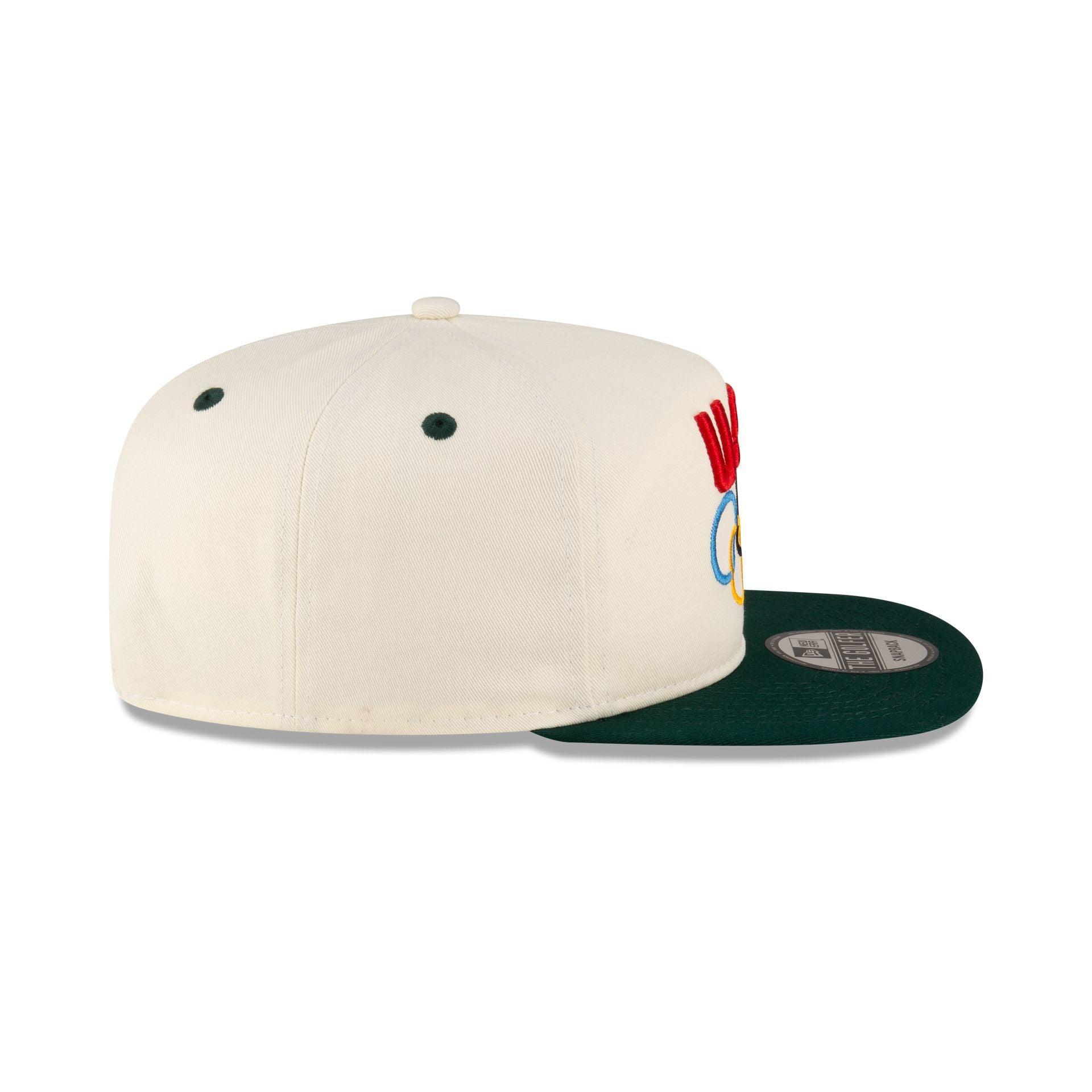 Team USA Chrome Green Golfer Hat Male Product Image