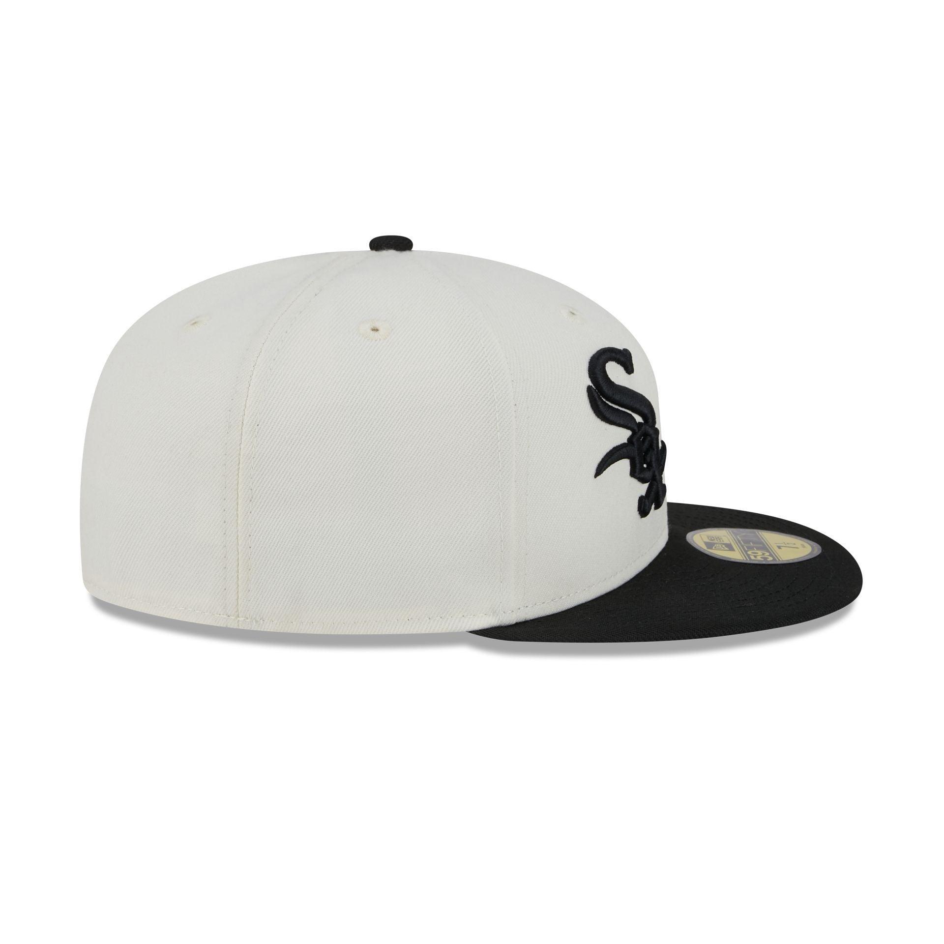 Chicago White Sox Frank Thomas Chrome White 59FIFTY Fitted Hat Male Product Image