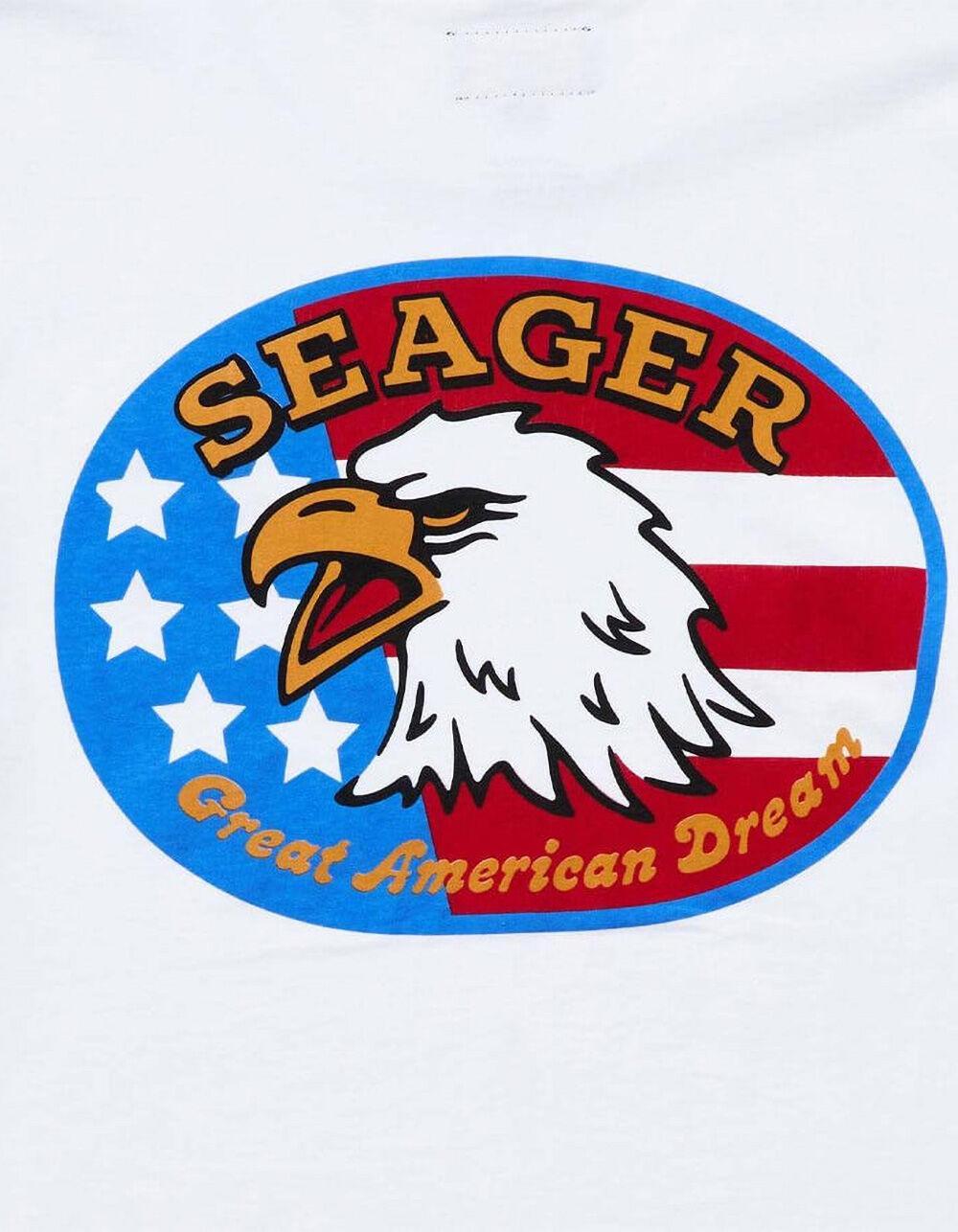SEAGER Great American Dream Mens Tee - WHITE Product Image