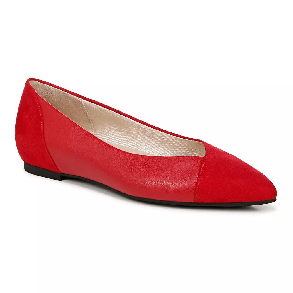 LifeStride Promise Women's Pointed Toe Flats, Size: 8.5 Wide, Red Red Product Image