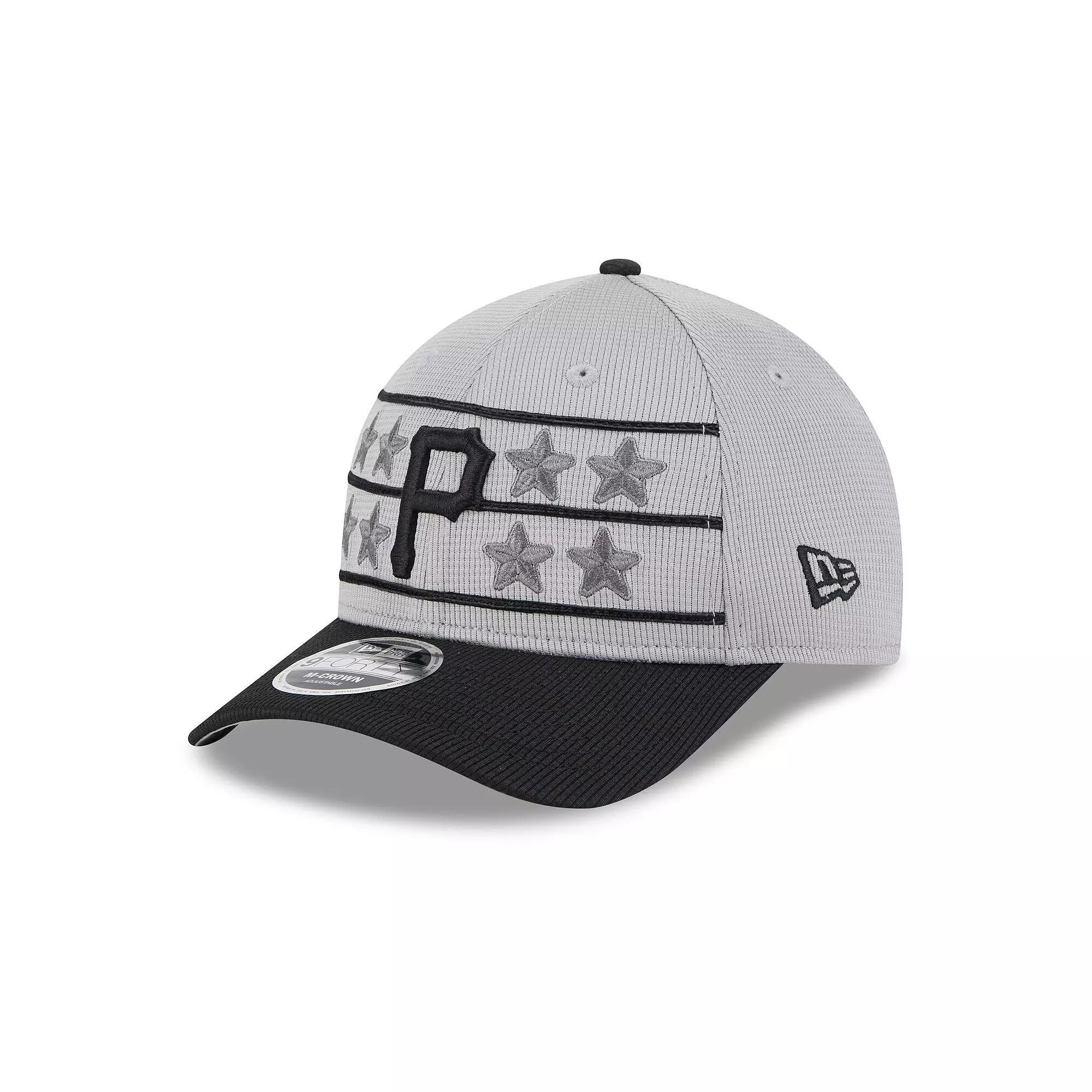 Men's New Era  Gray/Black Pittsburgh Pirates 2025 Batting Practice 9FORTY M-Crown Adjustable Hat, Grey Product Image