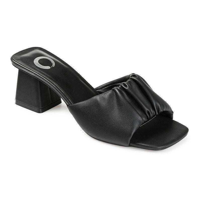 Journee Briarr Women's Heeled Slide Sandals, Size: 9.5, Pink Product Image