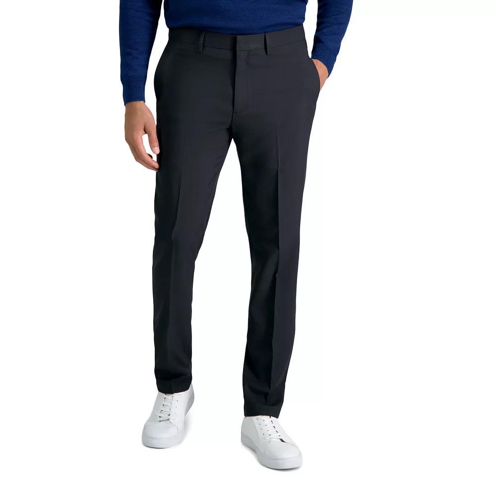 Mens Haggar Smart Wash Repreve Slim-Fit Suit Pants Grey Product Image