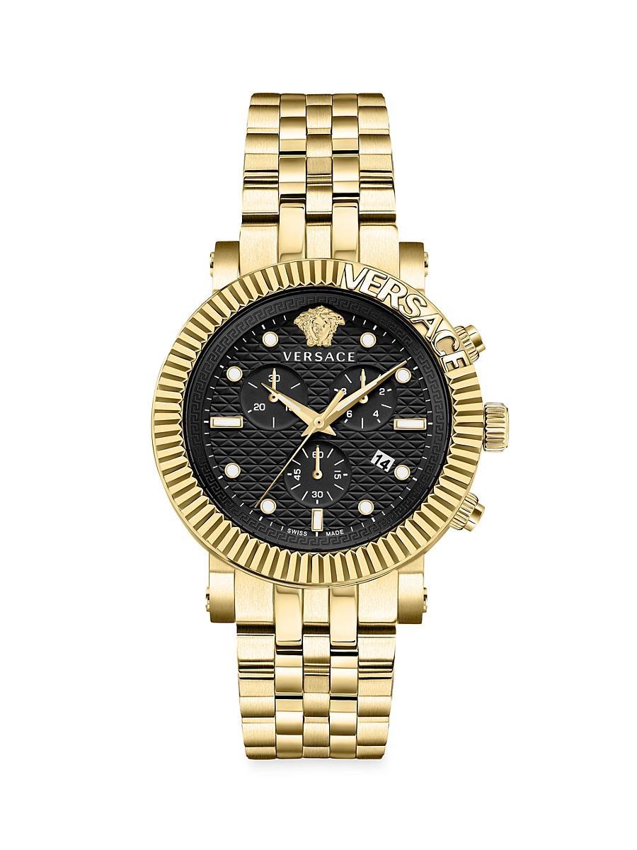 Mens V-Chrono Classic Two-Tone Bracelet Watch, 45mm Product Image