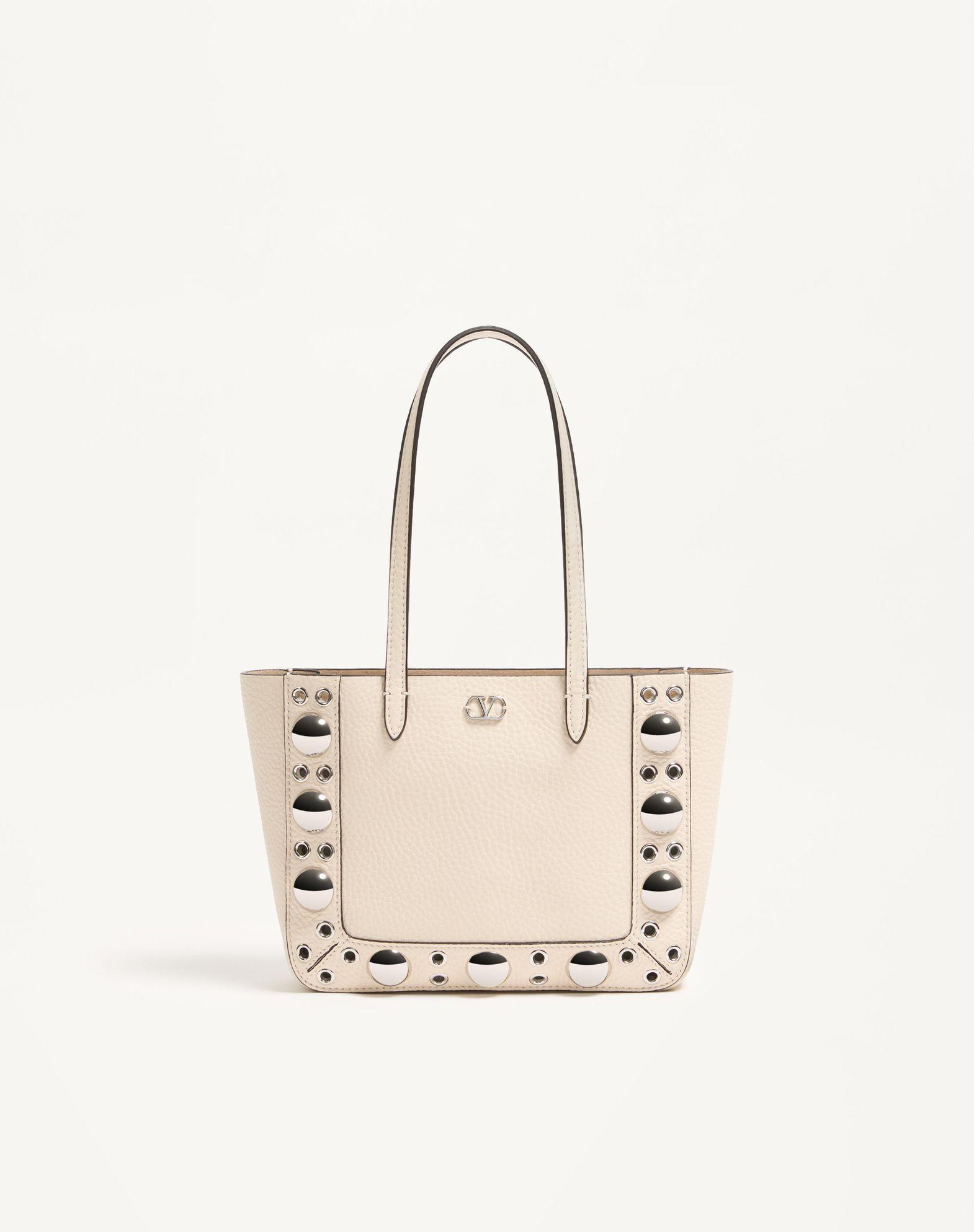 Valentino Garavani Nellcôte Mini Shopping Bag In Grainy Calfskin Product Image