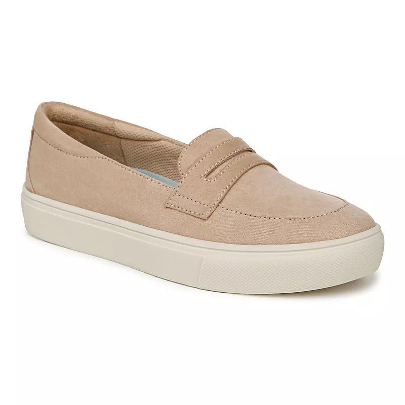 Dr. Scholl's Nova Women's Moc Loafer, Size: 9.5, Oyster Fabric Product Image