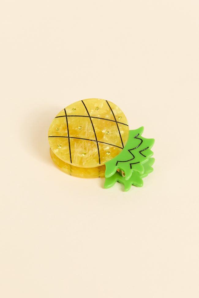 Yellow Pineapple Claw Clip FINAL SALE Product Image