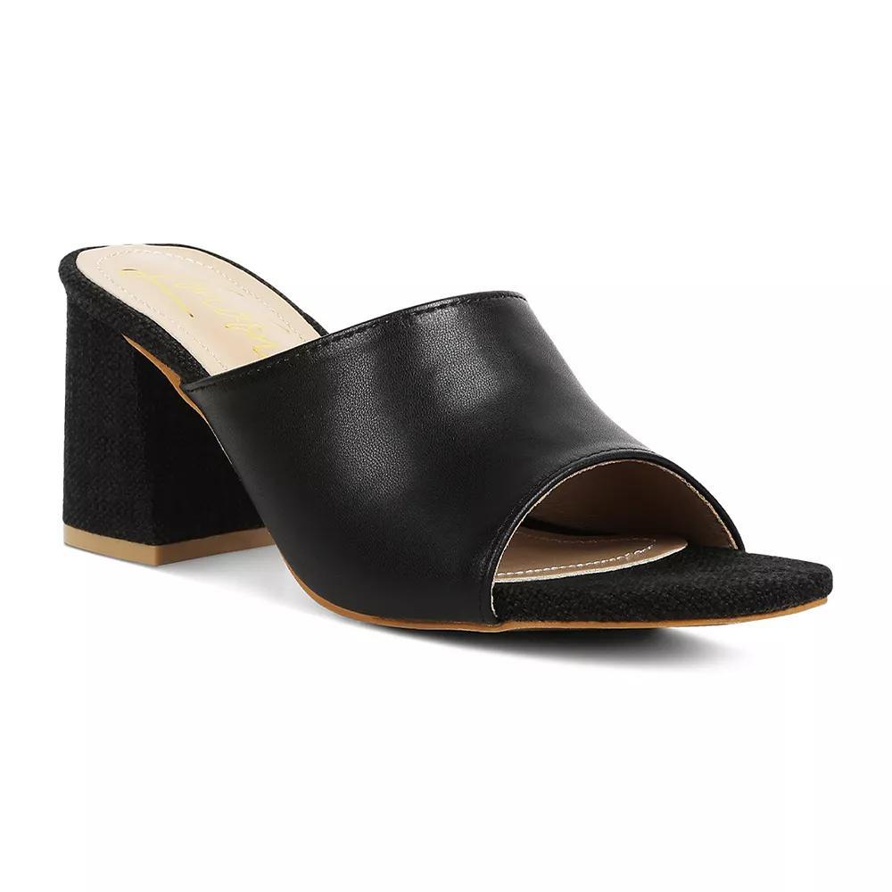 London Rag Block Heel Womens Slip On Sandals Product Image