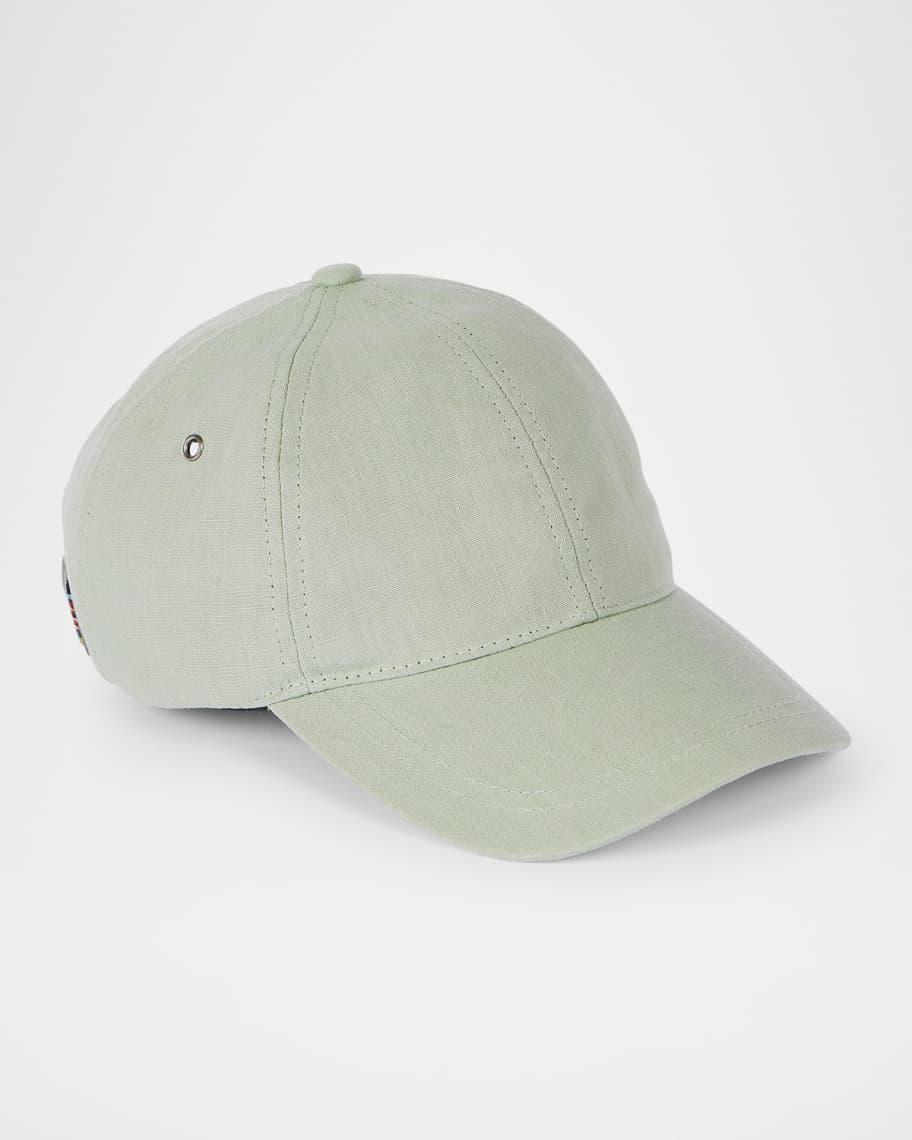 Mens Linen Signature Stripe Baseball Cap Product Image