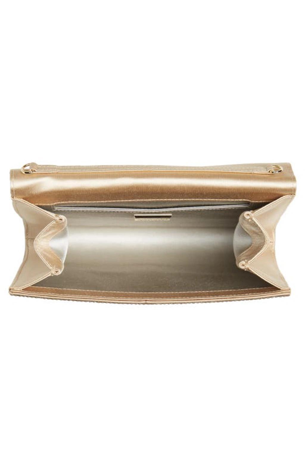 JUDITH LEIBER Fizzoni Full-beaded Clutch Bag In Champagne Prosecco Product Image