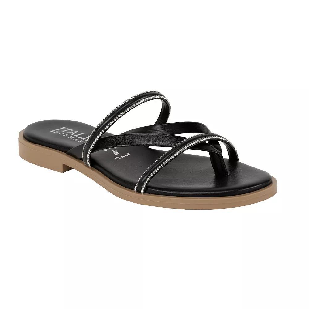 Italian Shoemakers Liesel Women's Thong Sandals, Size: 9, Black Product Image
