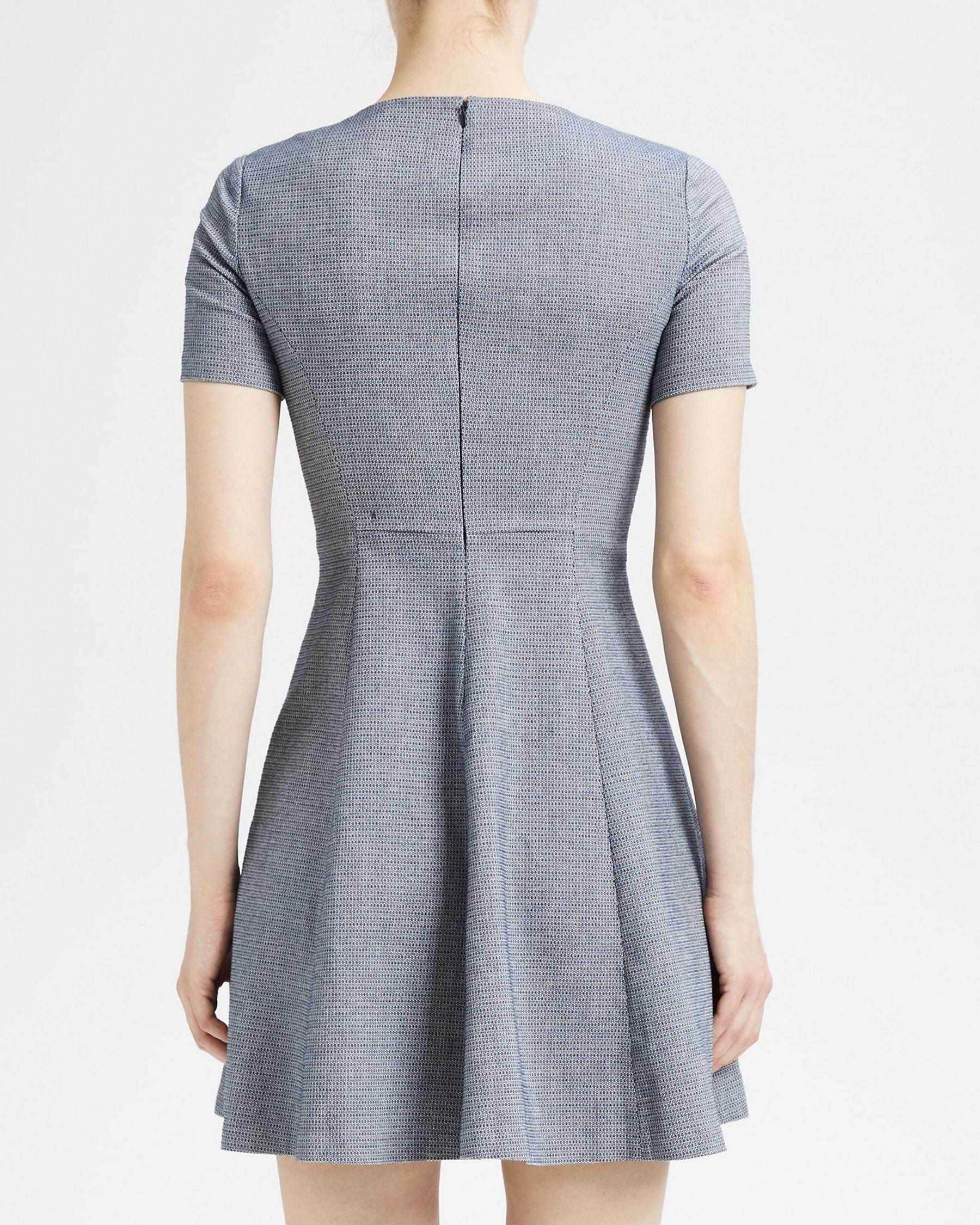 Stretch Cotton Novelty Stitch Dress Product Image