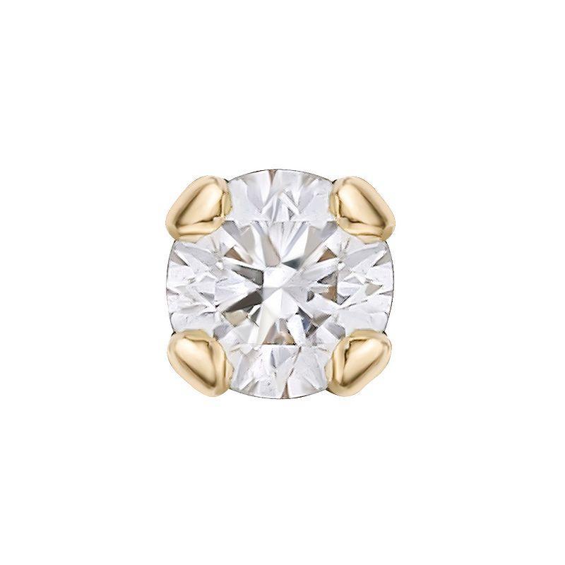 Lila Moon 14k Gold Lab Grown Diamond Accent Straight Nose Ring, Women's Product Image